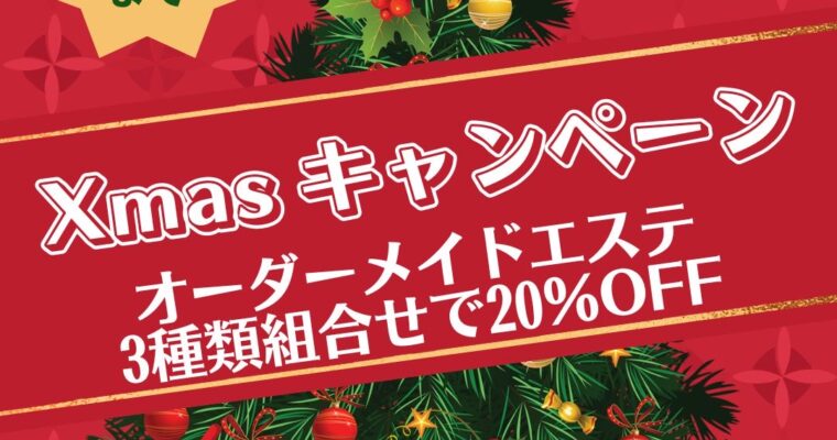 クリスマスキャンペーンのお知らせ🎄