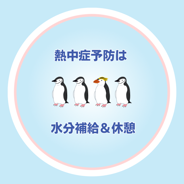 水分補給！